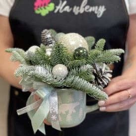 Композиция в кружке "Зимняя погода"