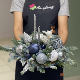 Новогодняя композиция "Ледяные фантазии"