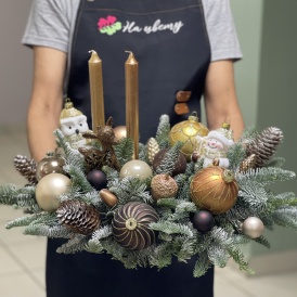 Настольная композиция "Новогодние традиции"