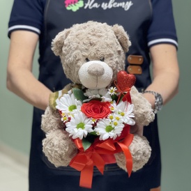 Подарочный набор "Медведь-романтик"