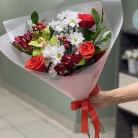 Букет "Пламя любви"
