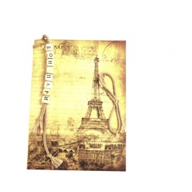 Открытка крафтовая "Bon Paris"